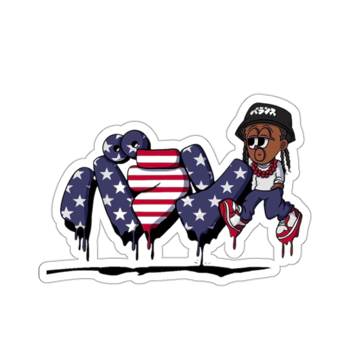 バランス君 Kiss-Cut Stickers