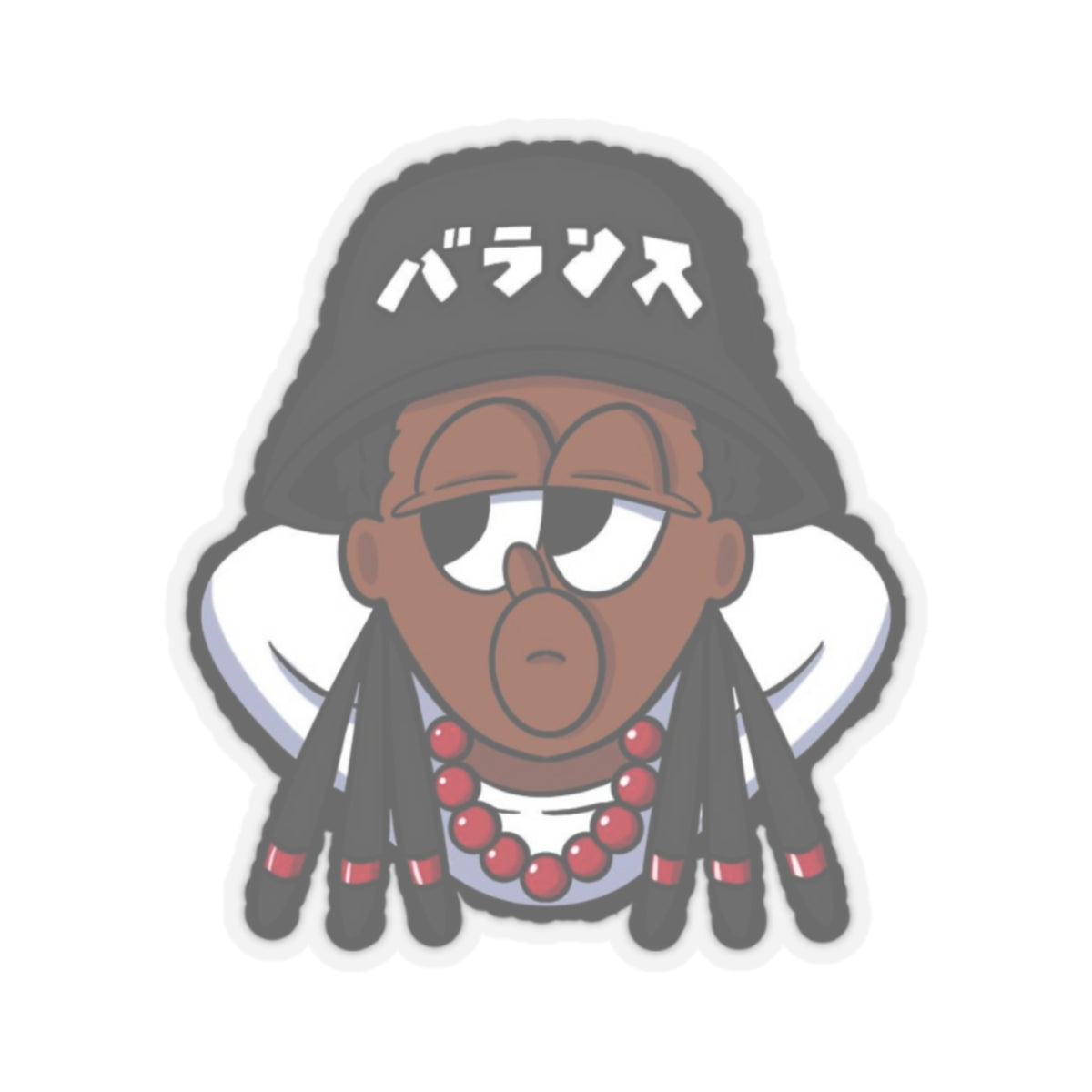 バランス君 Long Kiss-Cut Stickers