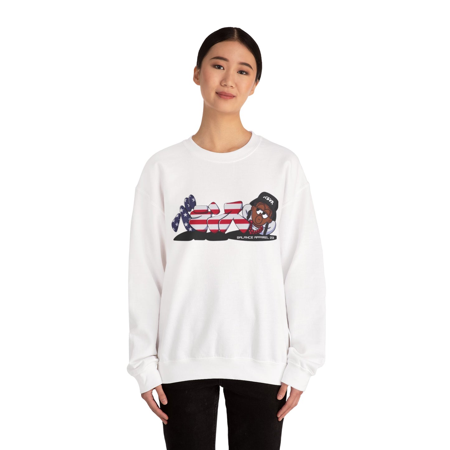 バラちゃん Unisex Heavy Blend™ Crewneck Sweatshirt