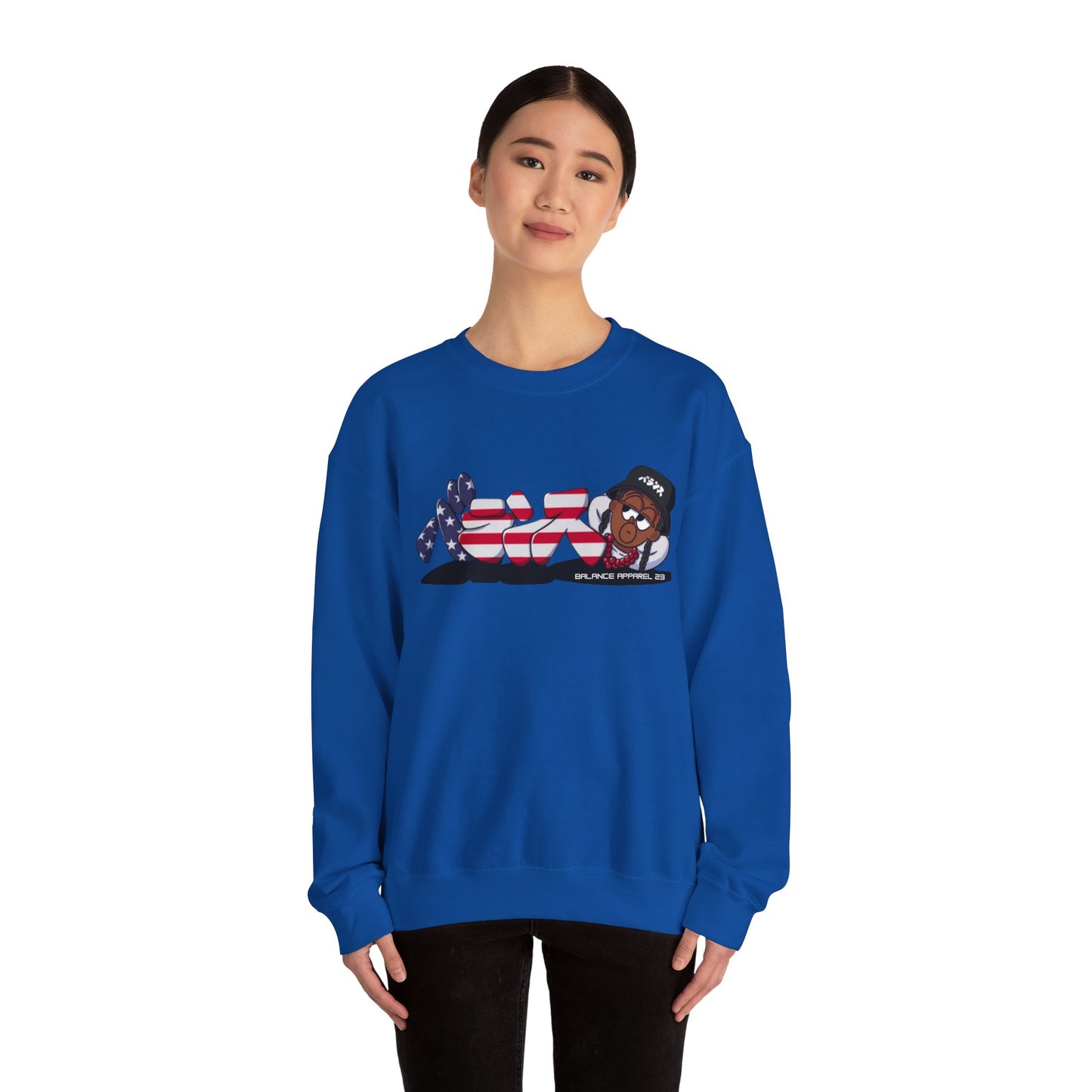 バラちゃん Unisex Heavy Blend™ Crewneck Sweatshirt