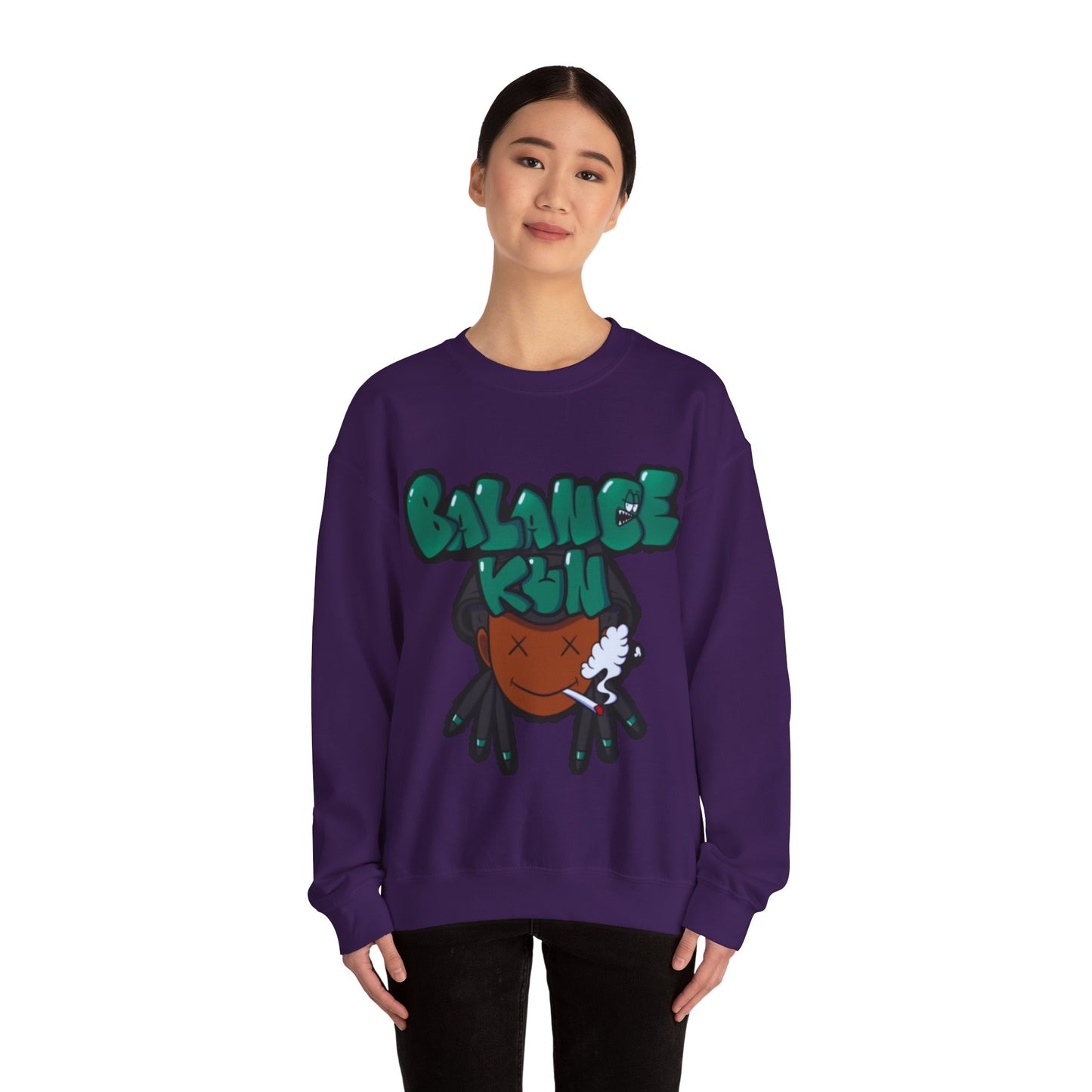 BALANCE KUN Unisex Heavy Blend™ Crewneck Sweatshirt
