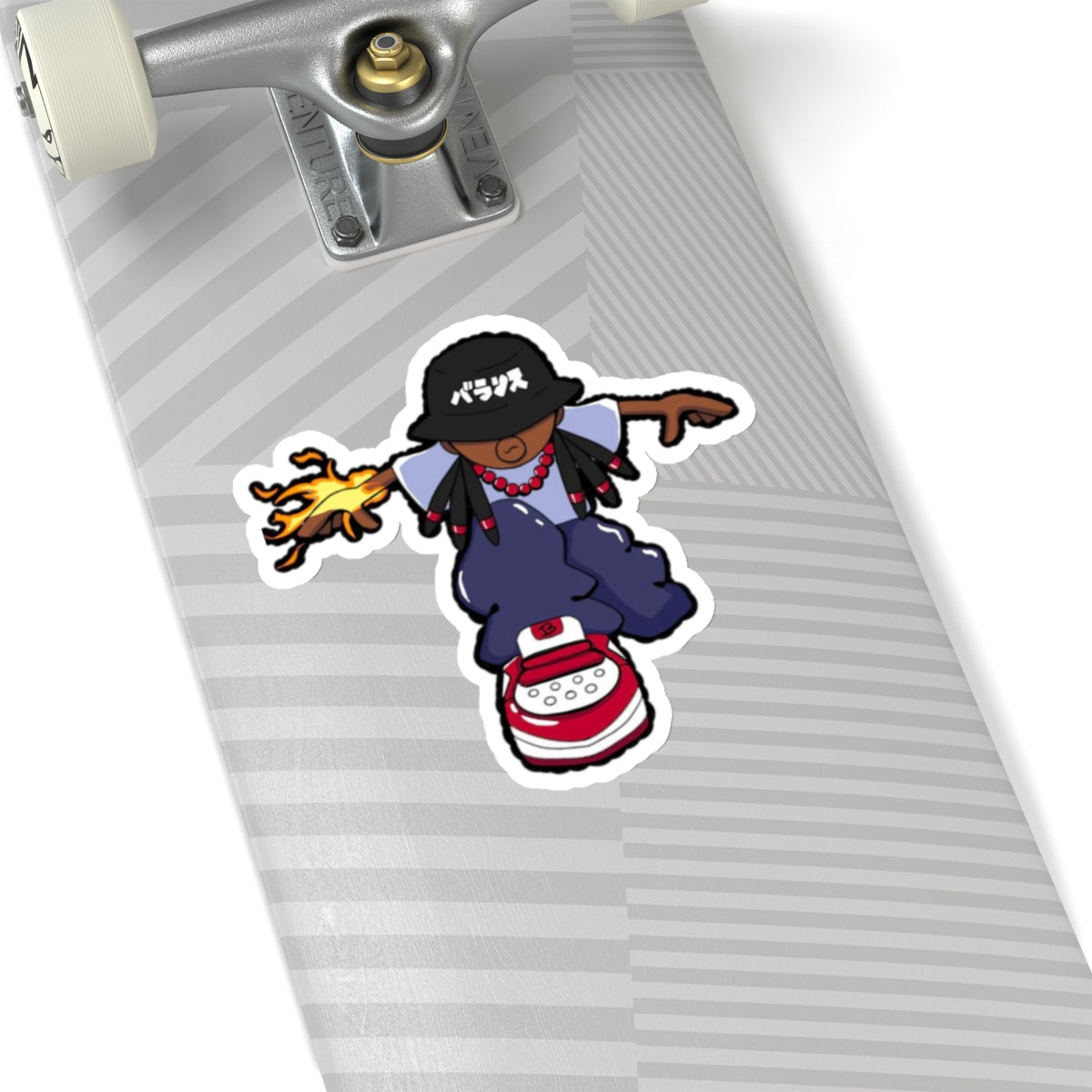 Balance Kun Flame Kiss-Cut Stickers
