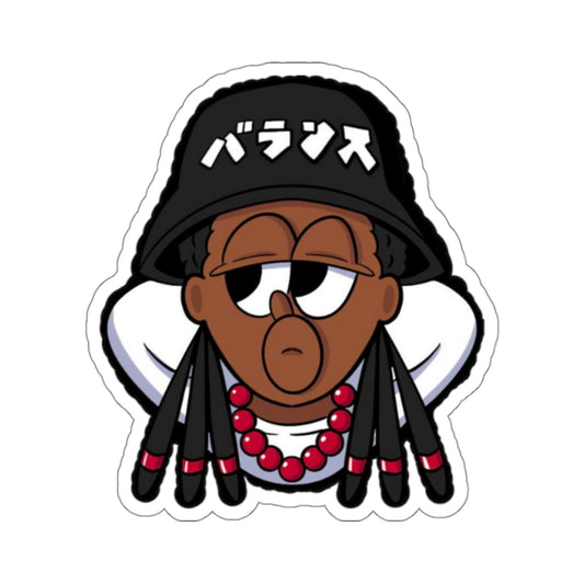 バランス君 Long Kiss-Cut Stickers