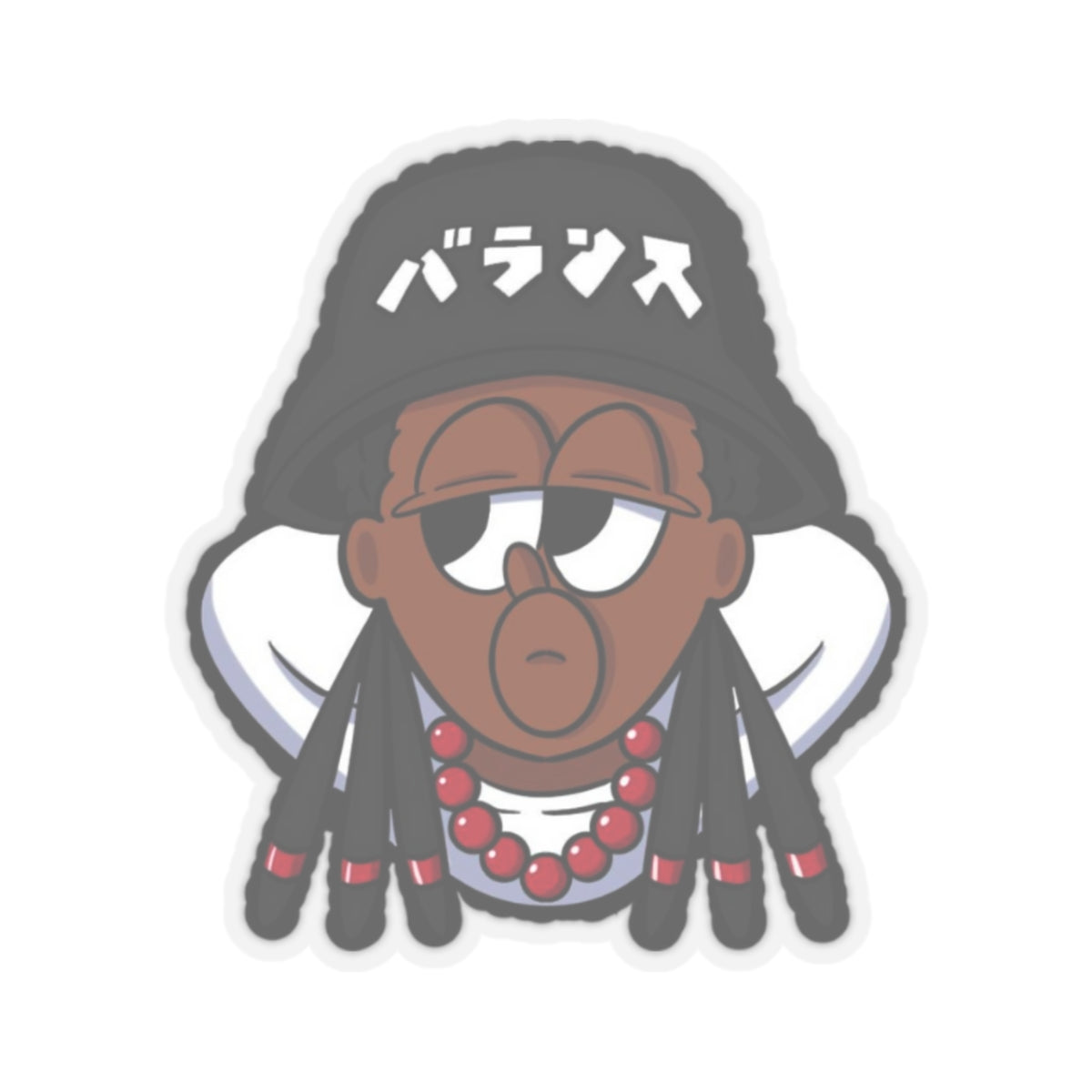 バランス君 Long Kiss-Cut Stickers