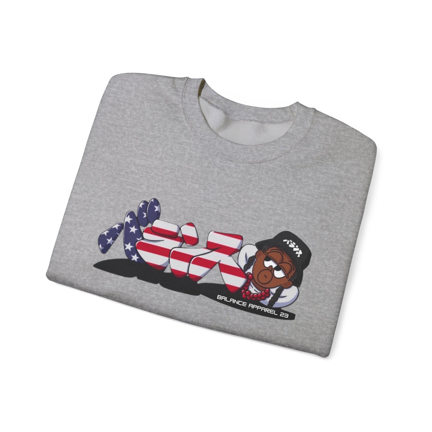 バラちゃん Unisex Heavy Blend™ Crewneck Sweatshirt