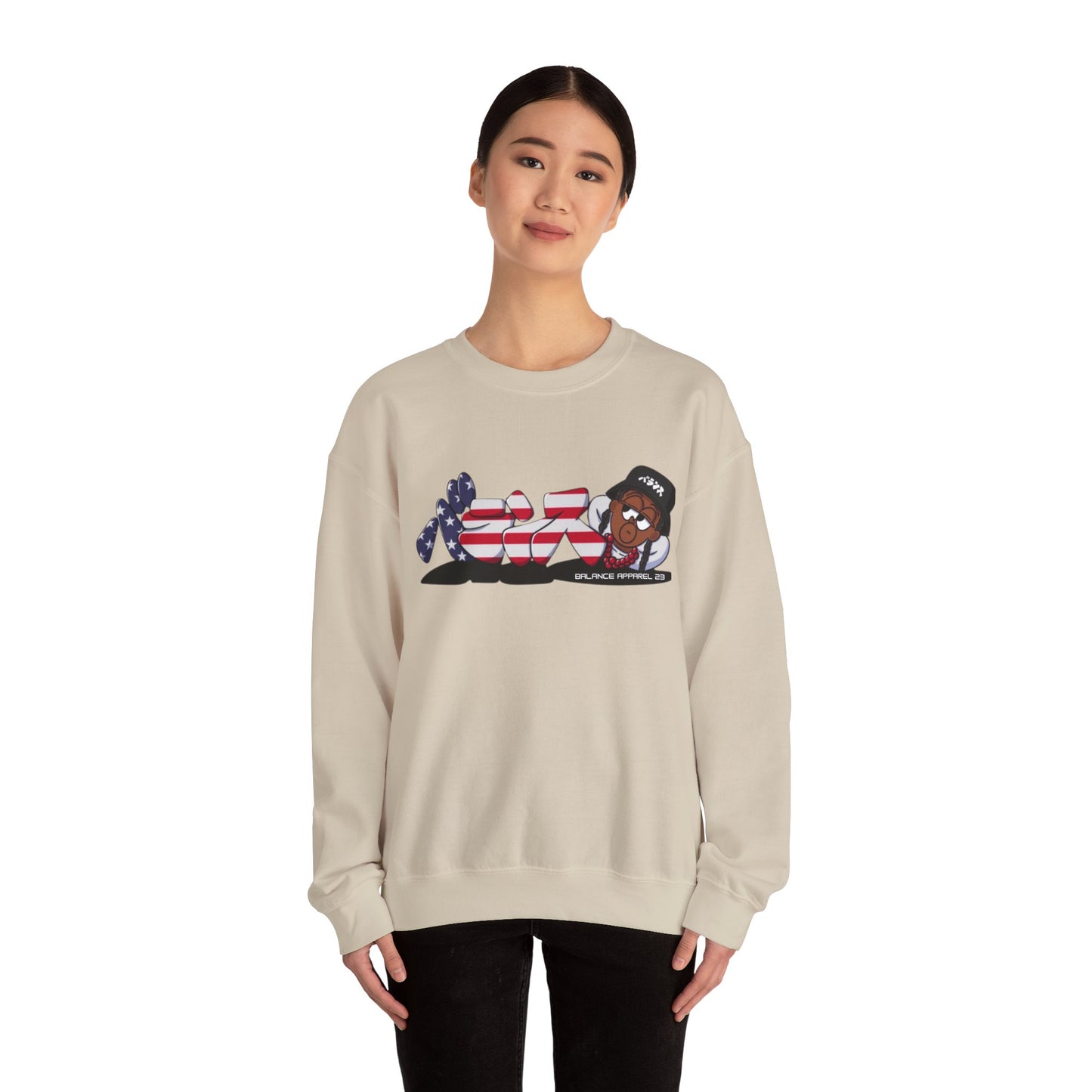 バラちゃん Unisex Heavy Blend™ Crewneck Sweatshirt