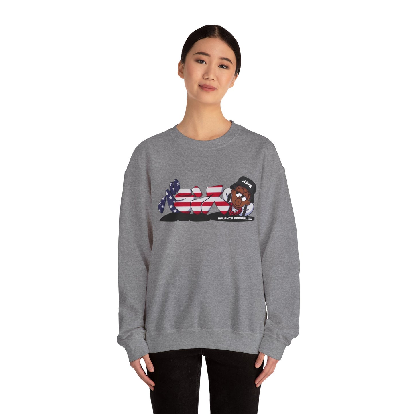 バラちゃん Unisex Heavy Blend™ Crewneck Sweatshirt