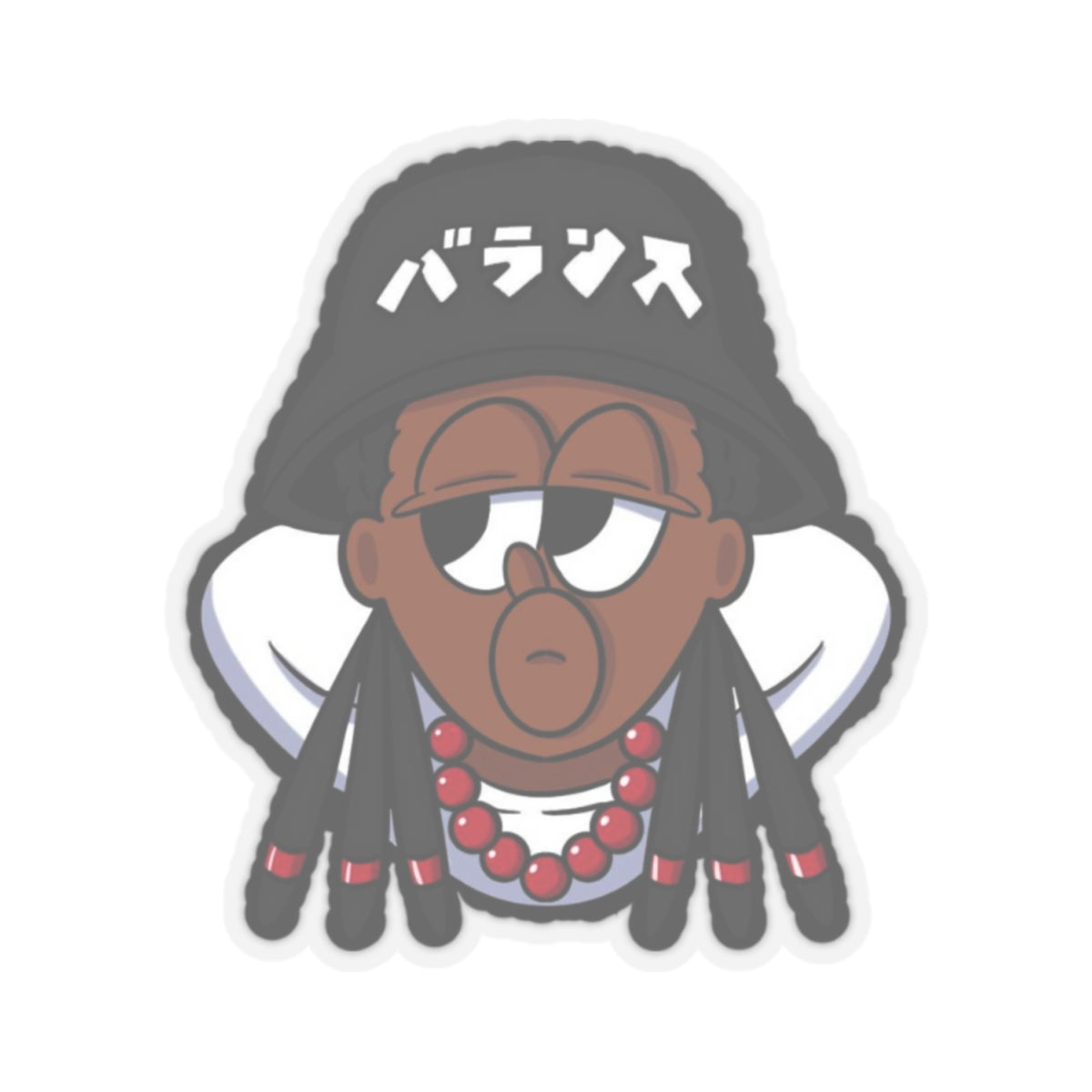 バランス君 Long Kiss-Cut Stickers