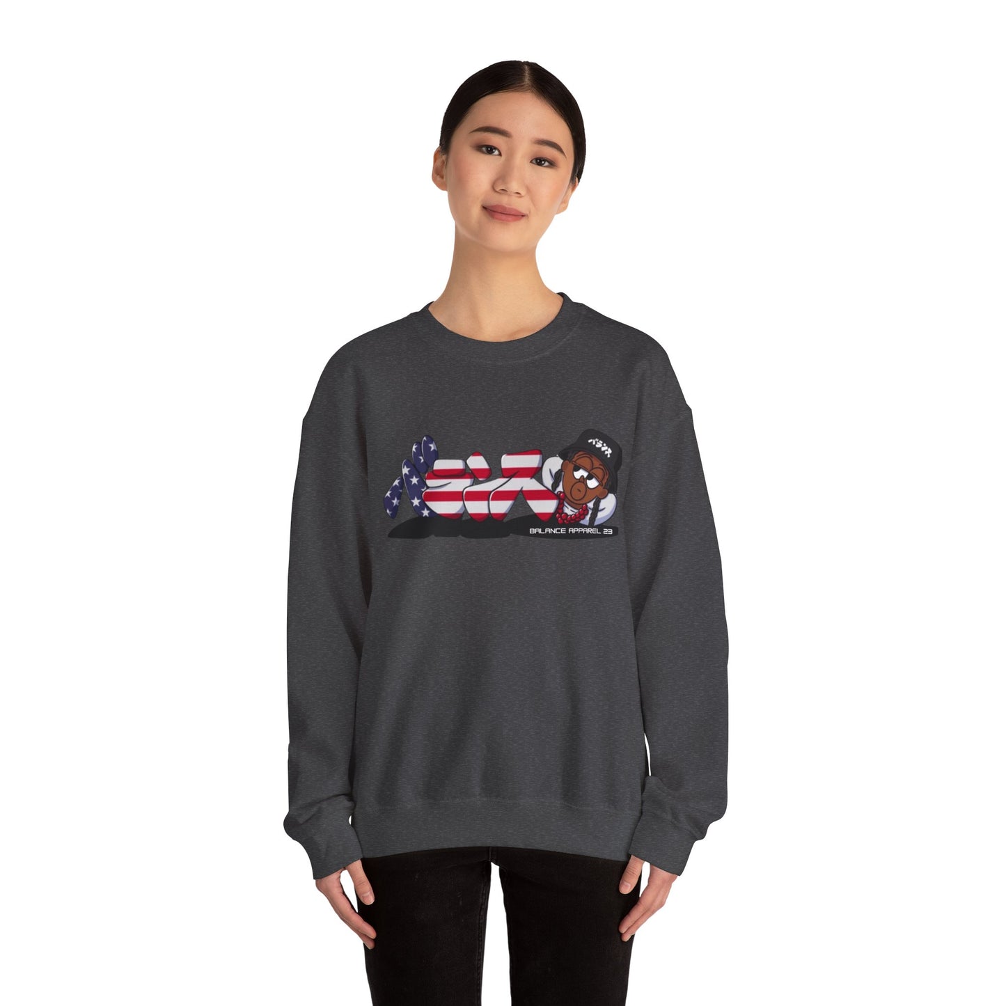 バラちゃん Unisex Heavy Blend™ Crewneck Sweatshirt
