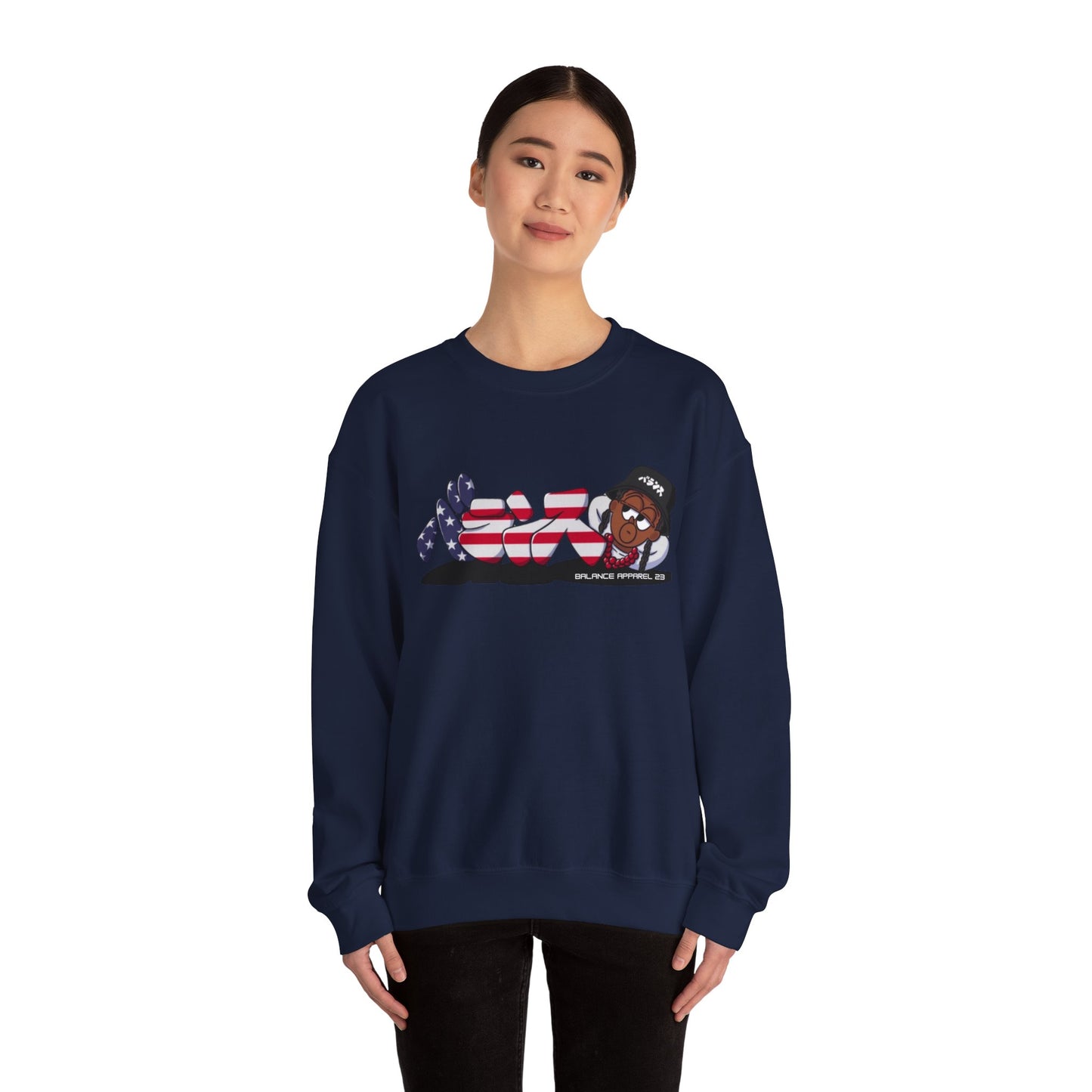 バラちゃん Unisex Heavy Blend™ Crewneck Sweatshirt