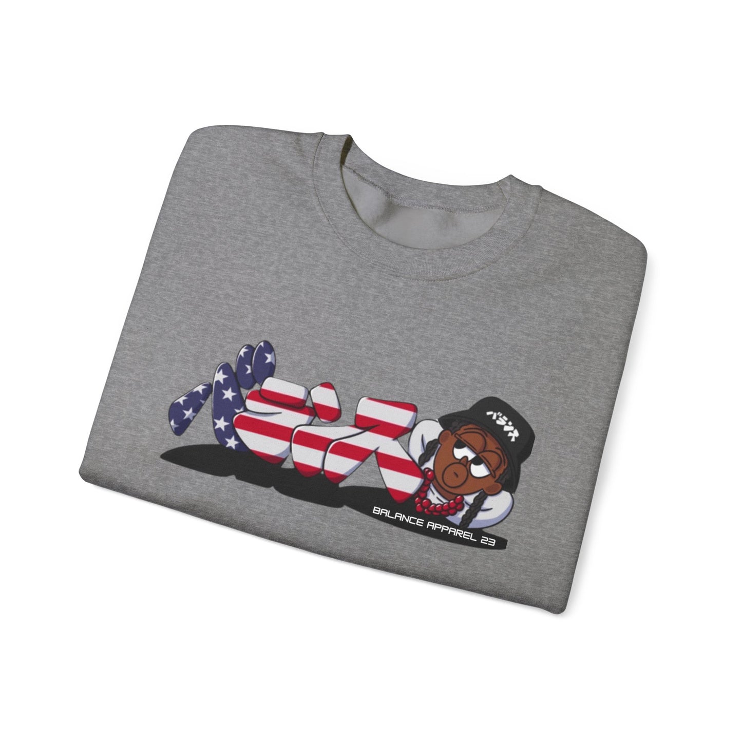 バラちゃん Unisex Heavy Blend™ Crewneck Sweatshirt