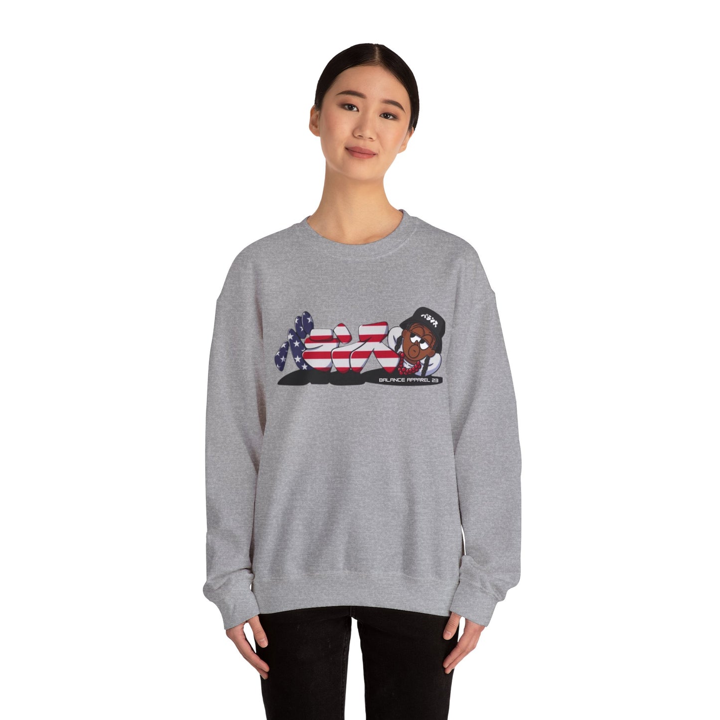 バラちゃん Unisex Heavy Blend™ Crewneck Sweatshirt