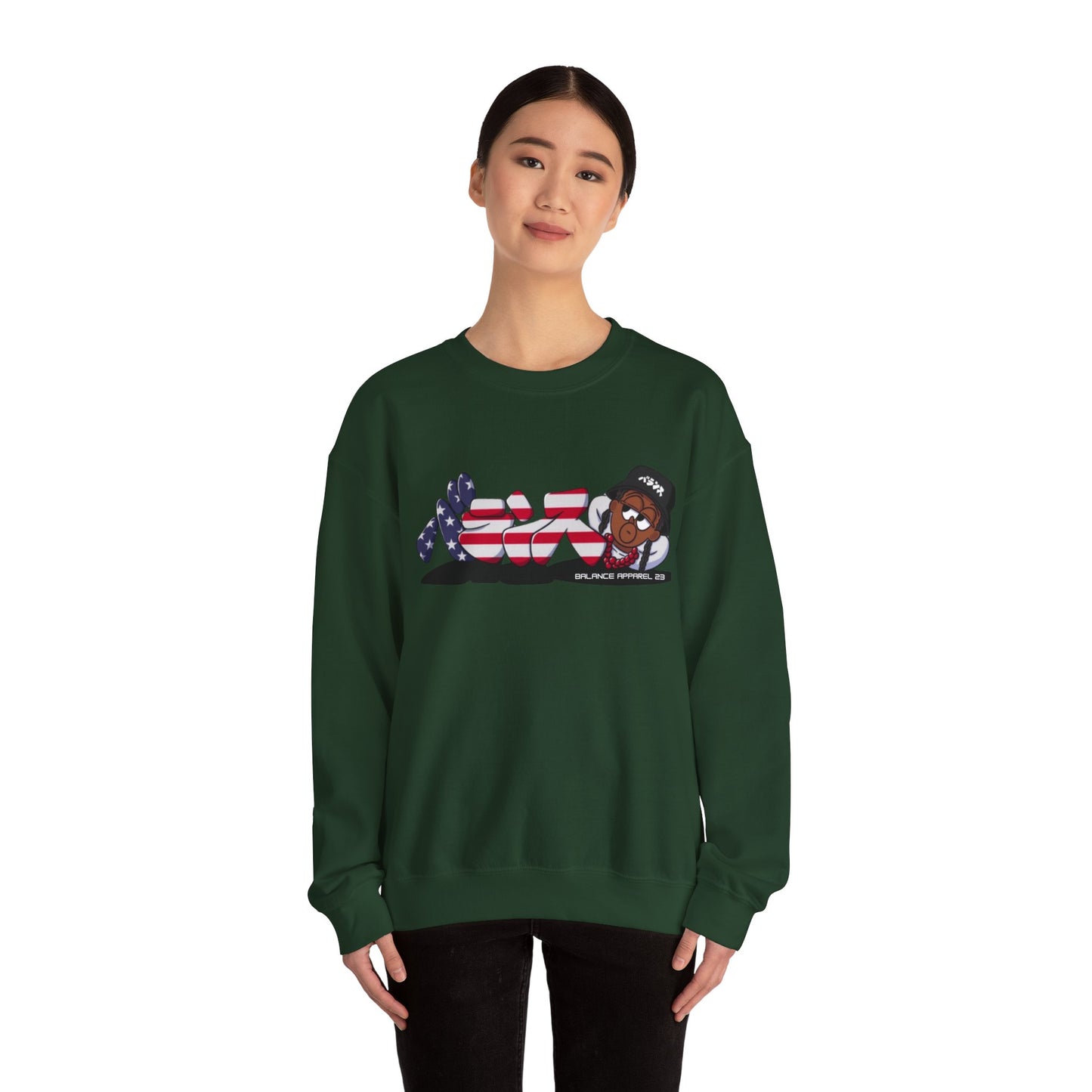 バラちゃん Unisex Heavy Blend™ Crewneck Sweatshirt